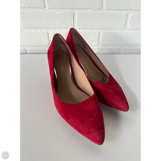 Shoes Heels Block By Linea Paolo In Red, Size: 9.5
