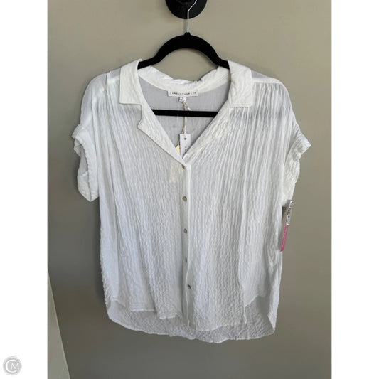 Blouse Sleeveless By Jane And Delancey In White, Size: M