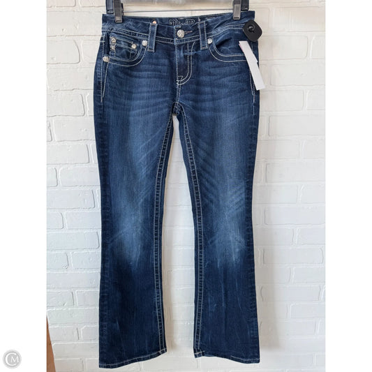Jeans Boot Cut By Miss Me In Blue Denim, Size: 4