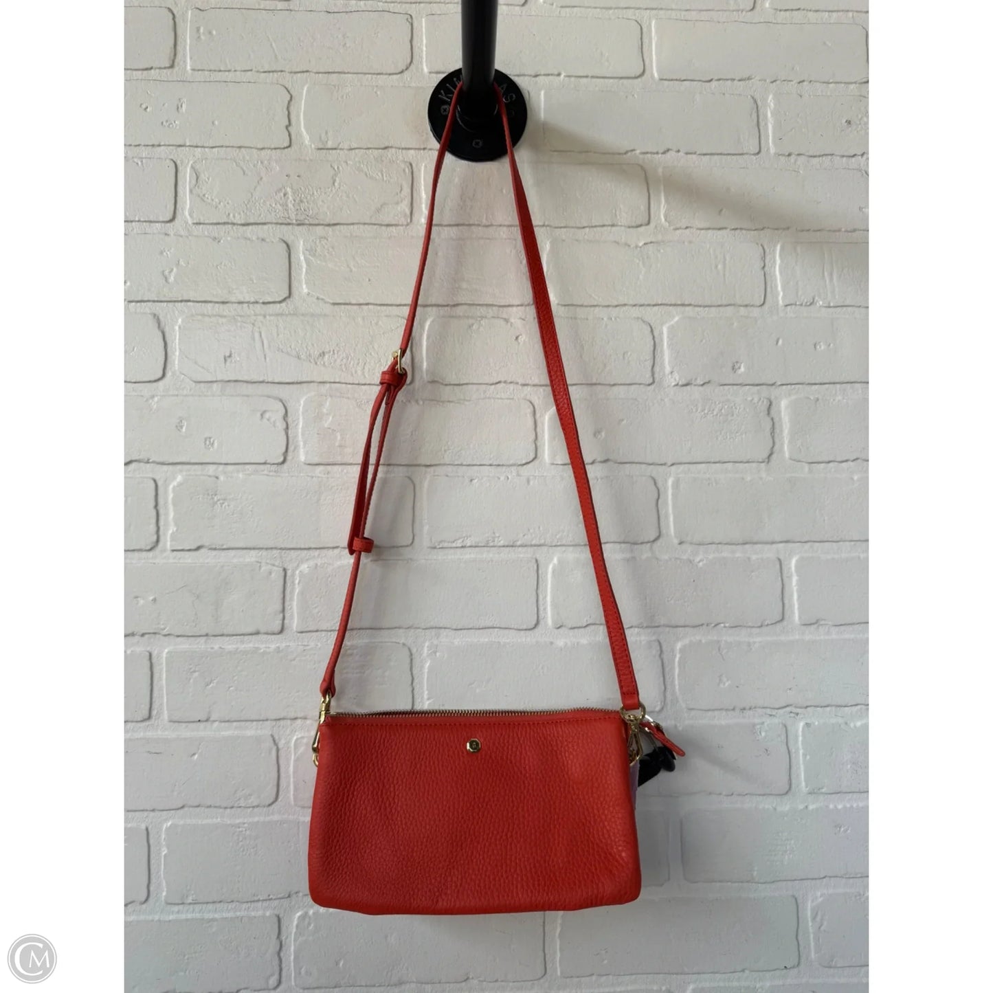 Crossbody Leather By Gilli, Size: Medium