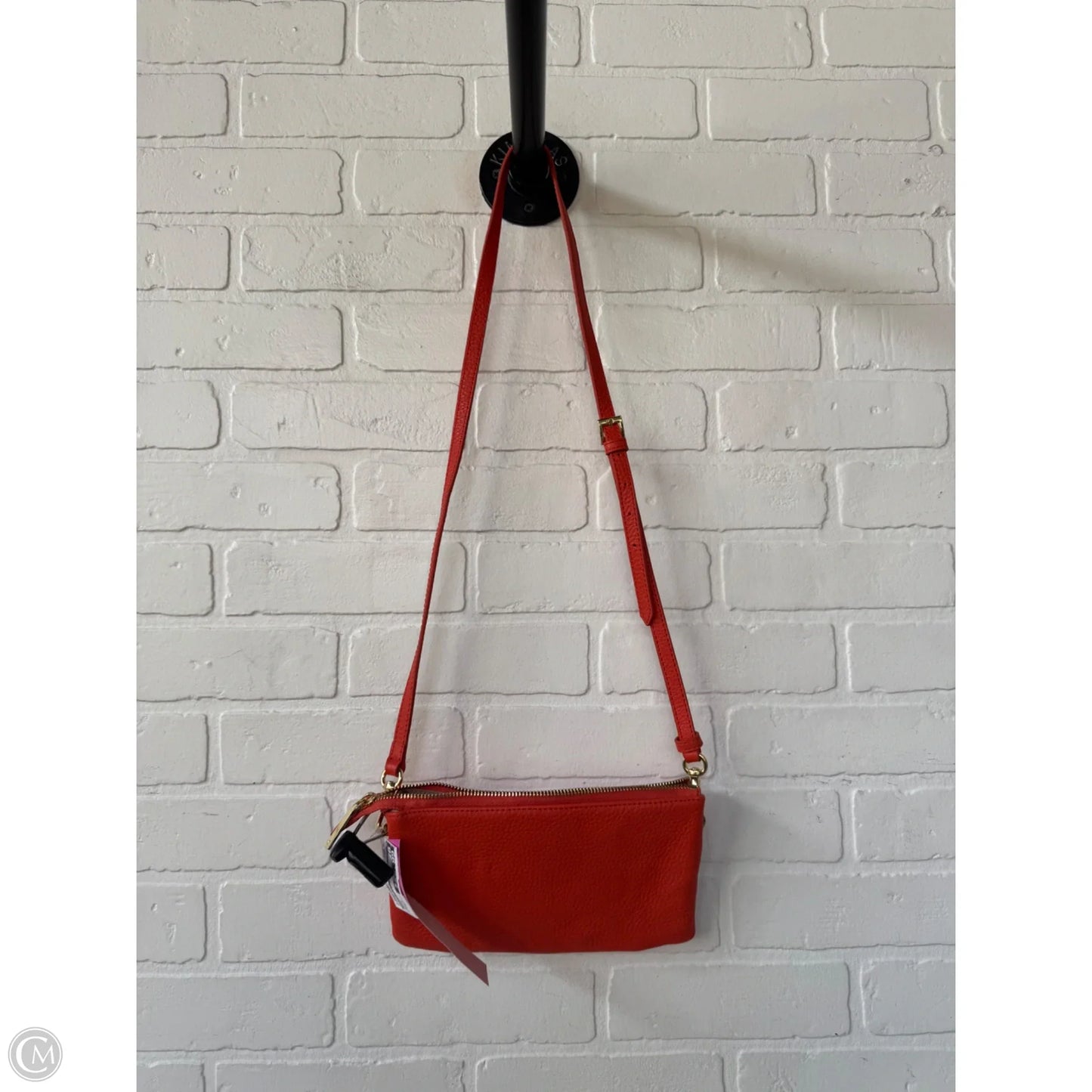 Crossbody Leather By Gilli, Size: Medium