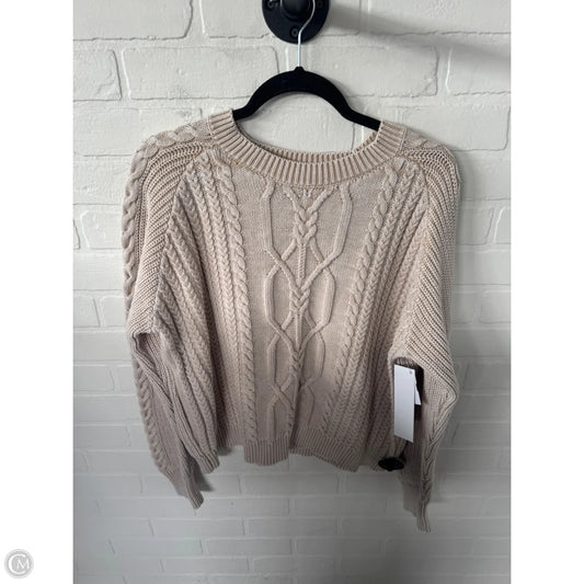 Sweater By Mystree In Tan, Size: L