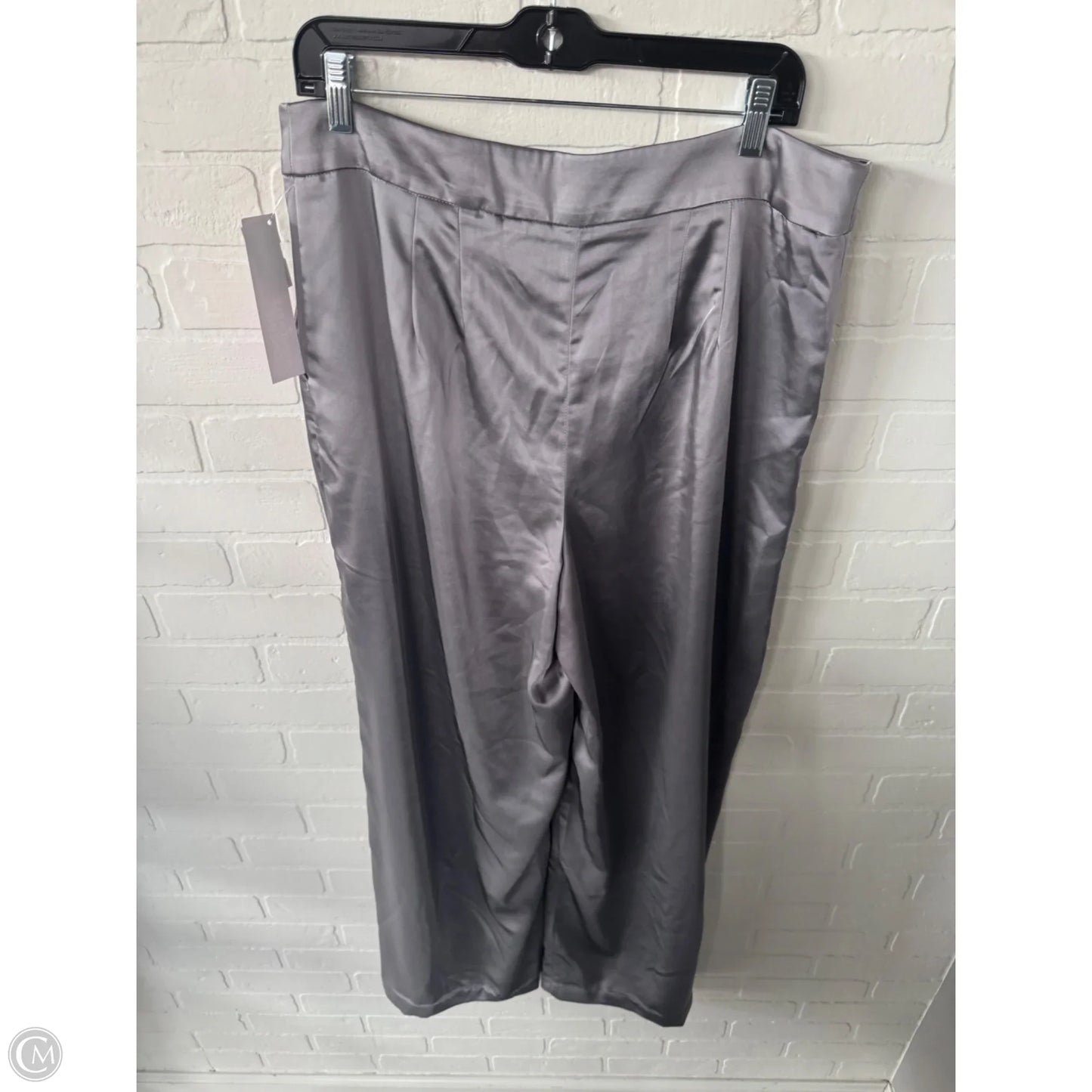 Pants Wide Leg By Express In Grey & Silver, Size: 14