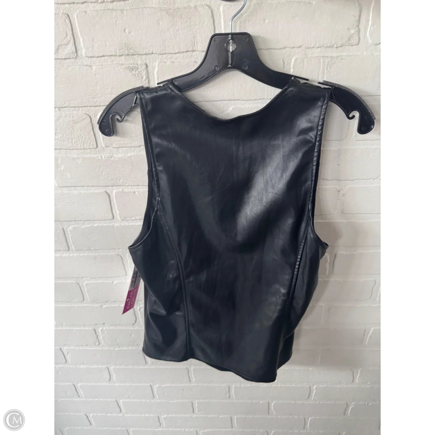 Top Sleeveless By Gap In Black, Size: L
