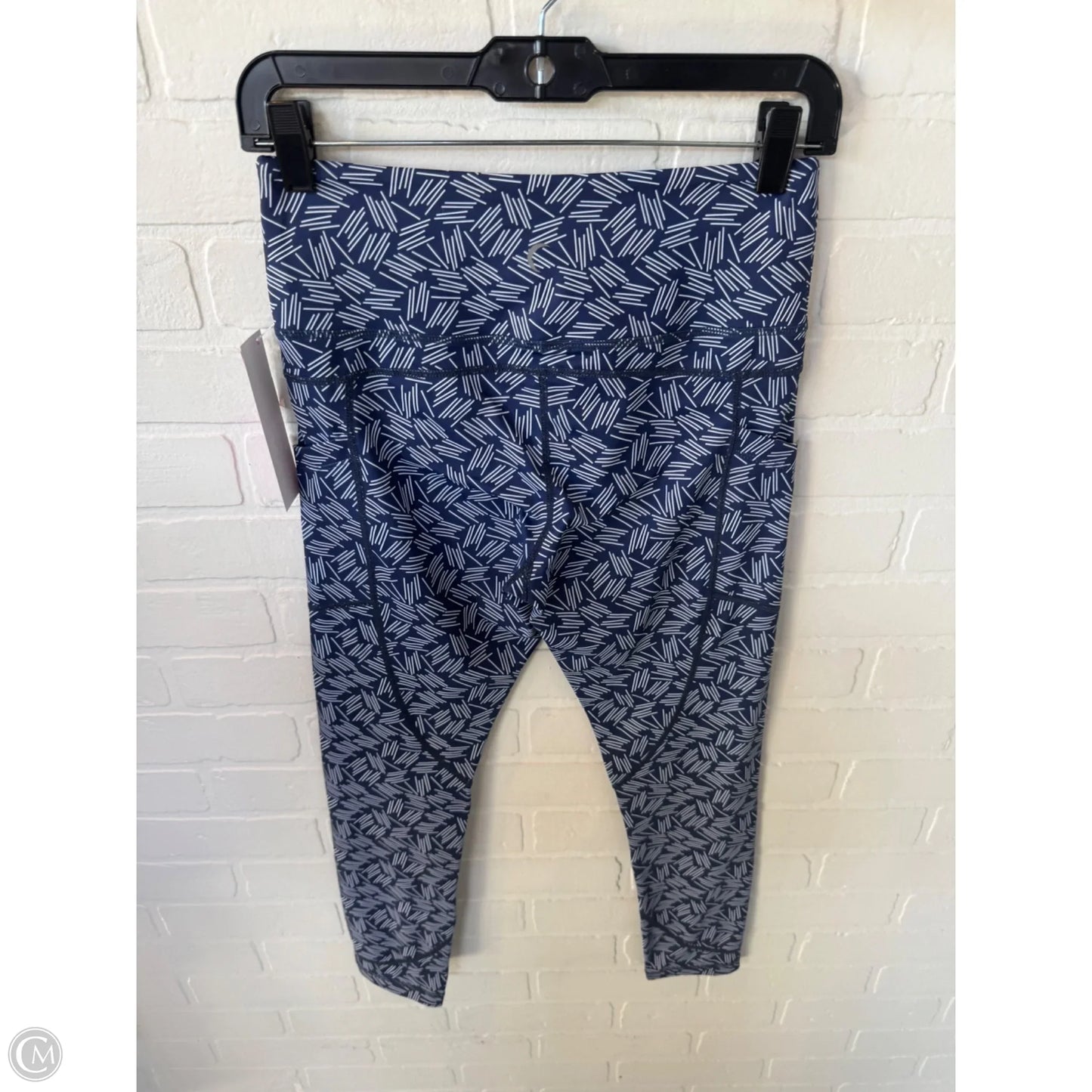 Athletic Capris By Zyia In Blue & White, Size: 6