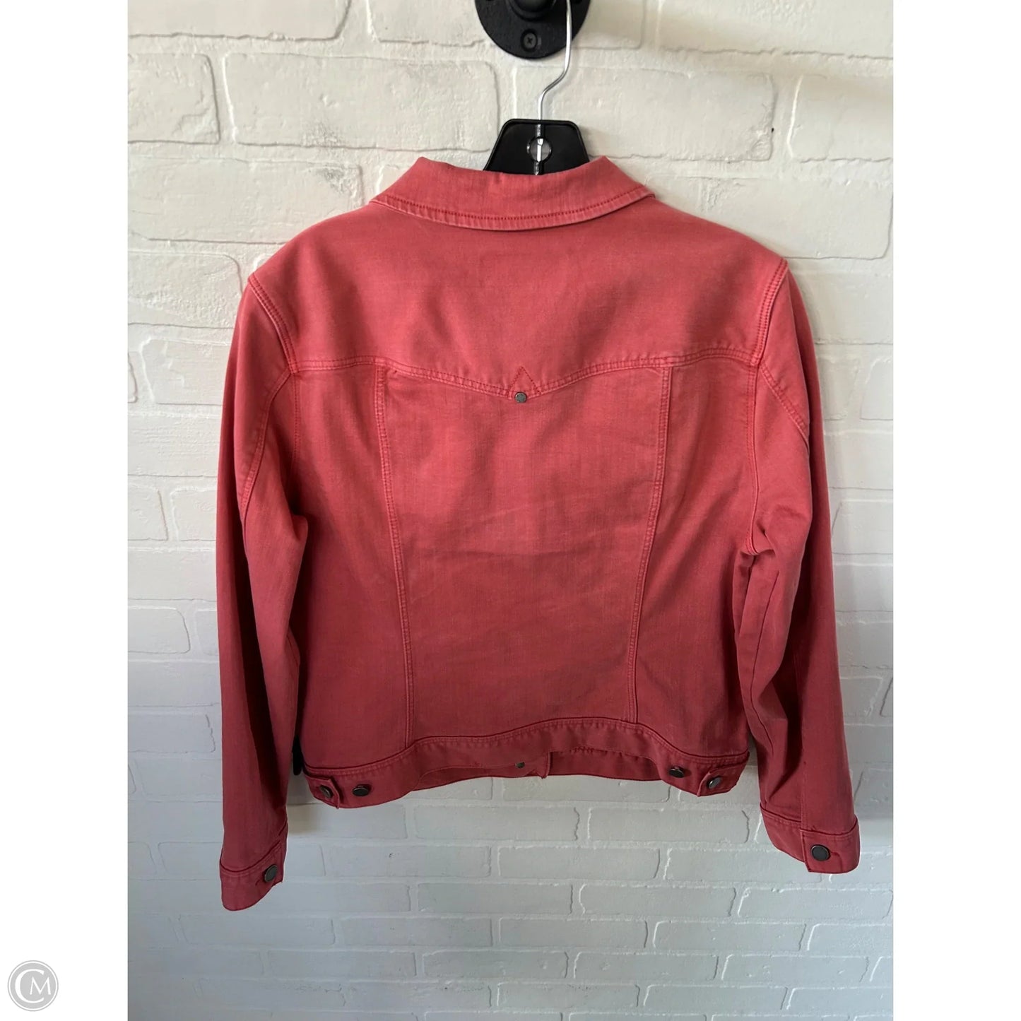 Jacket Denim By Liverpool In Orange, Size: L