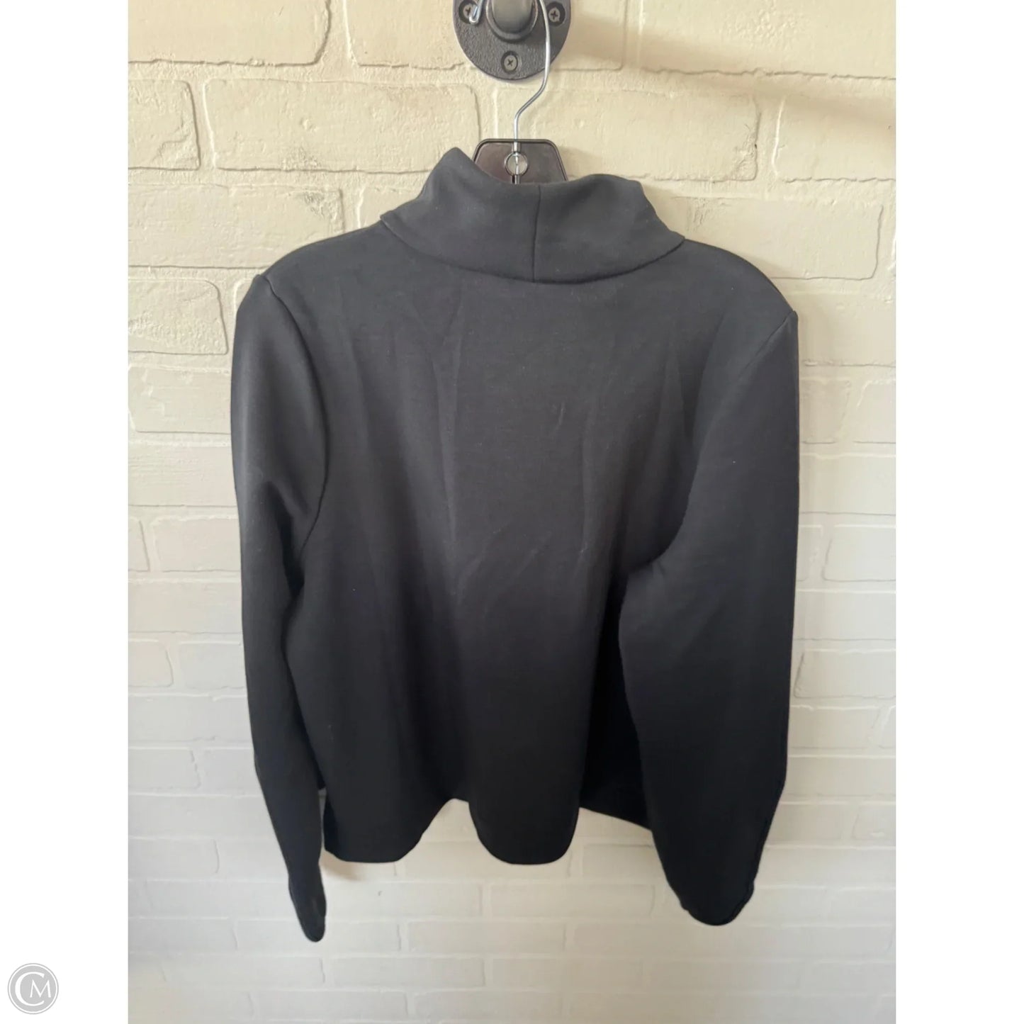 Sweatshirt Collar By Spanx In Black, Size: L