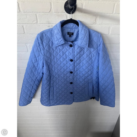 Jacket Puffer & Quilted By Jones New York In Blue, Size: L