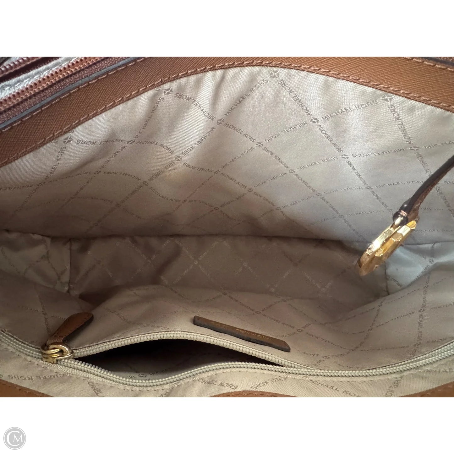 Laptop Bag Designer By Michael Kors, Size: Large