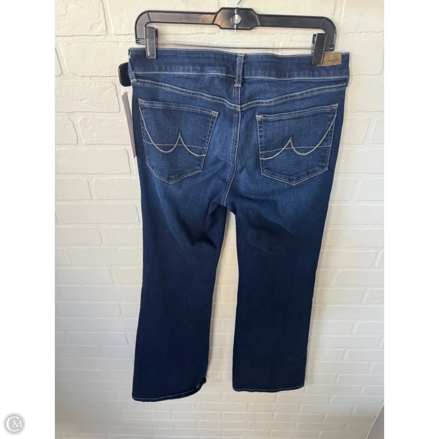 Jeans Flared By Ariat In Blue Denim, Size: 10