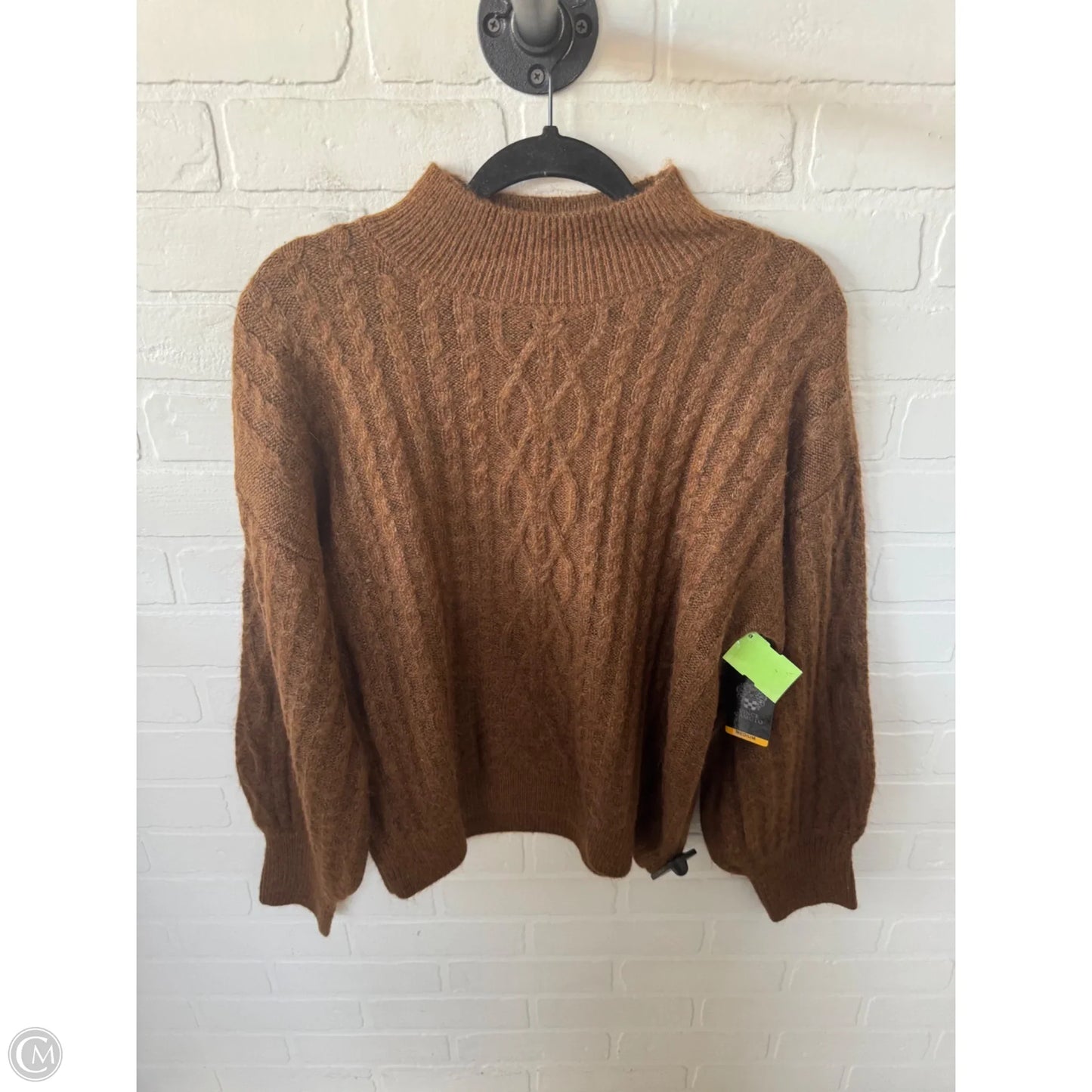 Sweater By Vince Camuto In Brown, Size: M