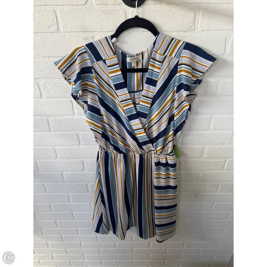 Dress Work By Monteau In Blue & Gold, Size: L