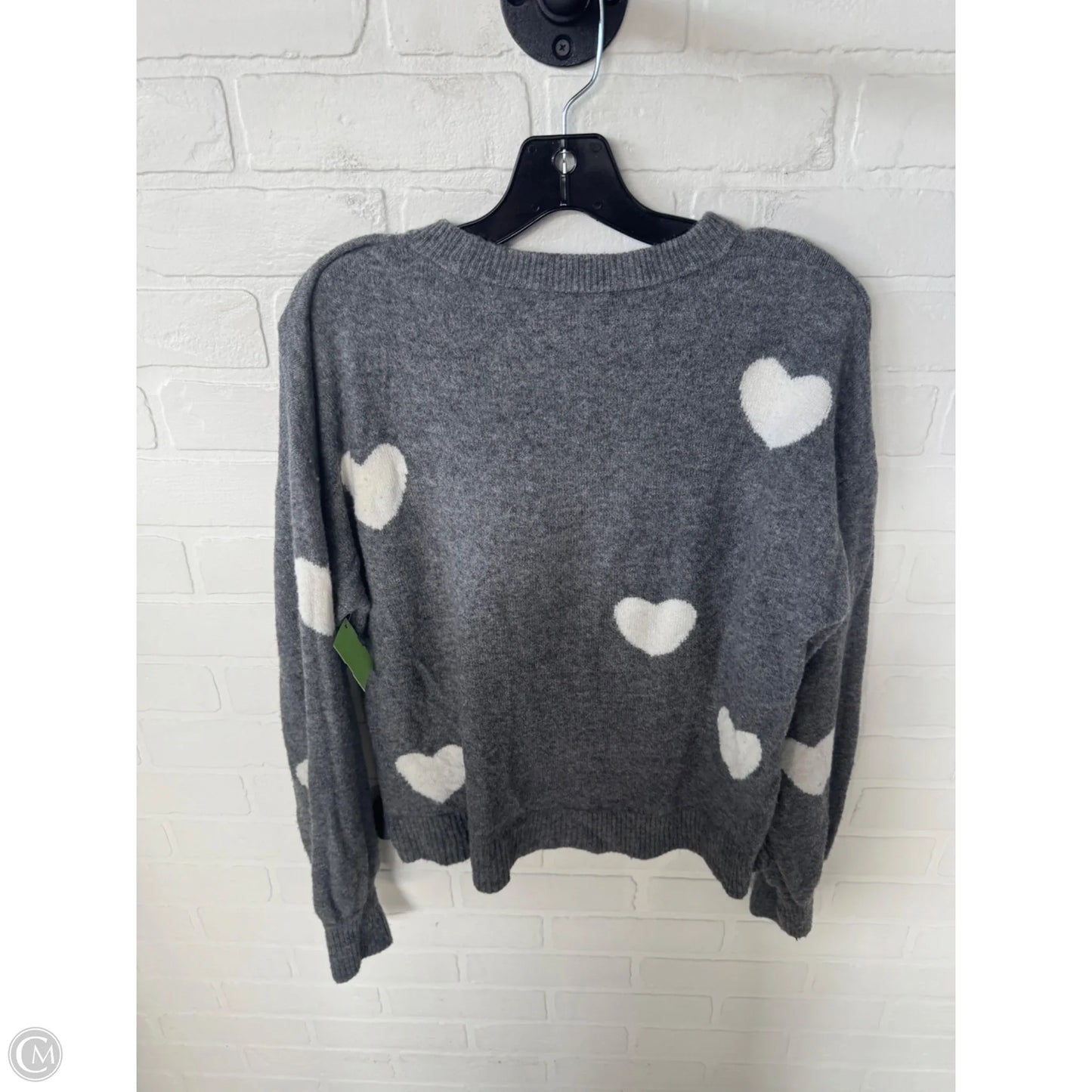 Sweater By Madewell In Grey & White, Size: Xs