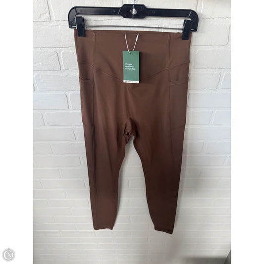 Athletic Leggings By Halara In Brown, Size: 8