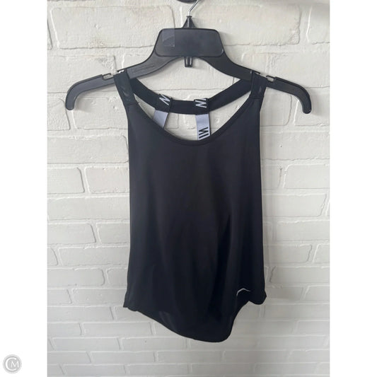 Athletic Tank Top By Nike In Black & White, Size: S