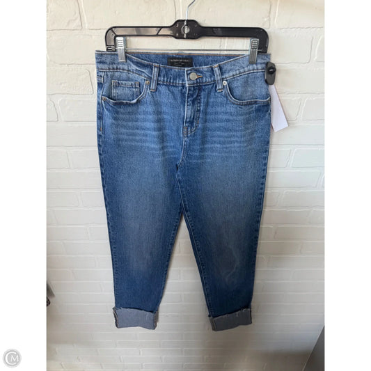 Jeans Straight By Banana Republic In Blue Denim, Size: 2