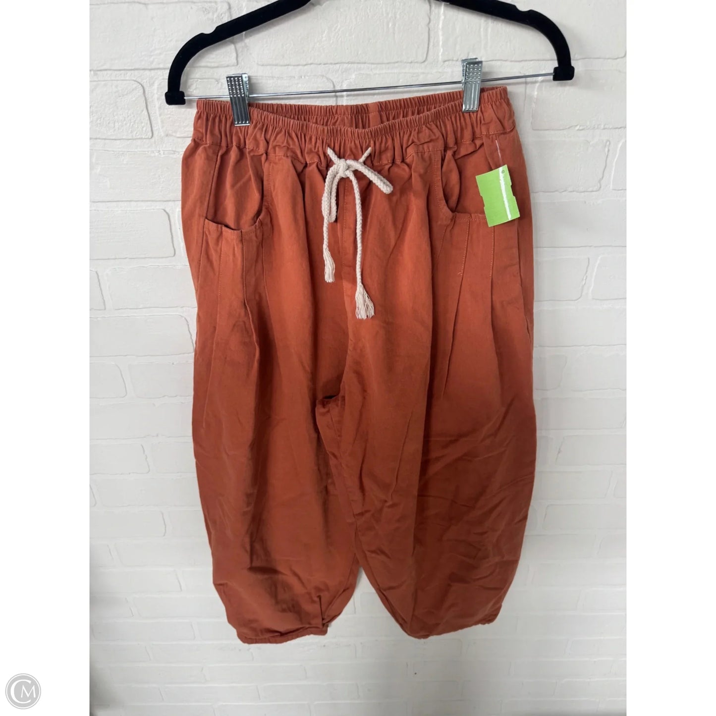 Pants Cropped By Cmf In Orange, Size: 10