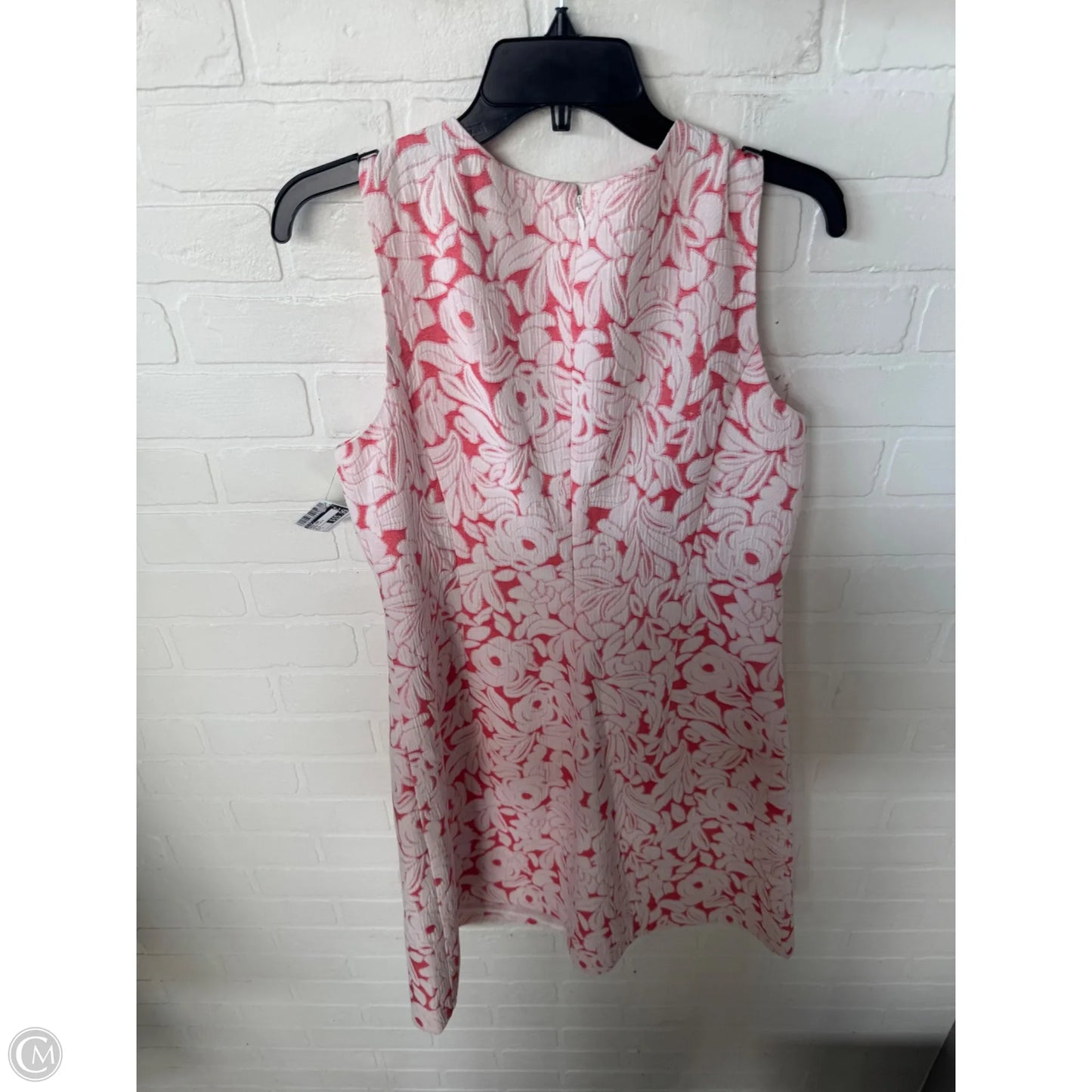 Dress Work By Eliza J In Orange & White, Size: L