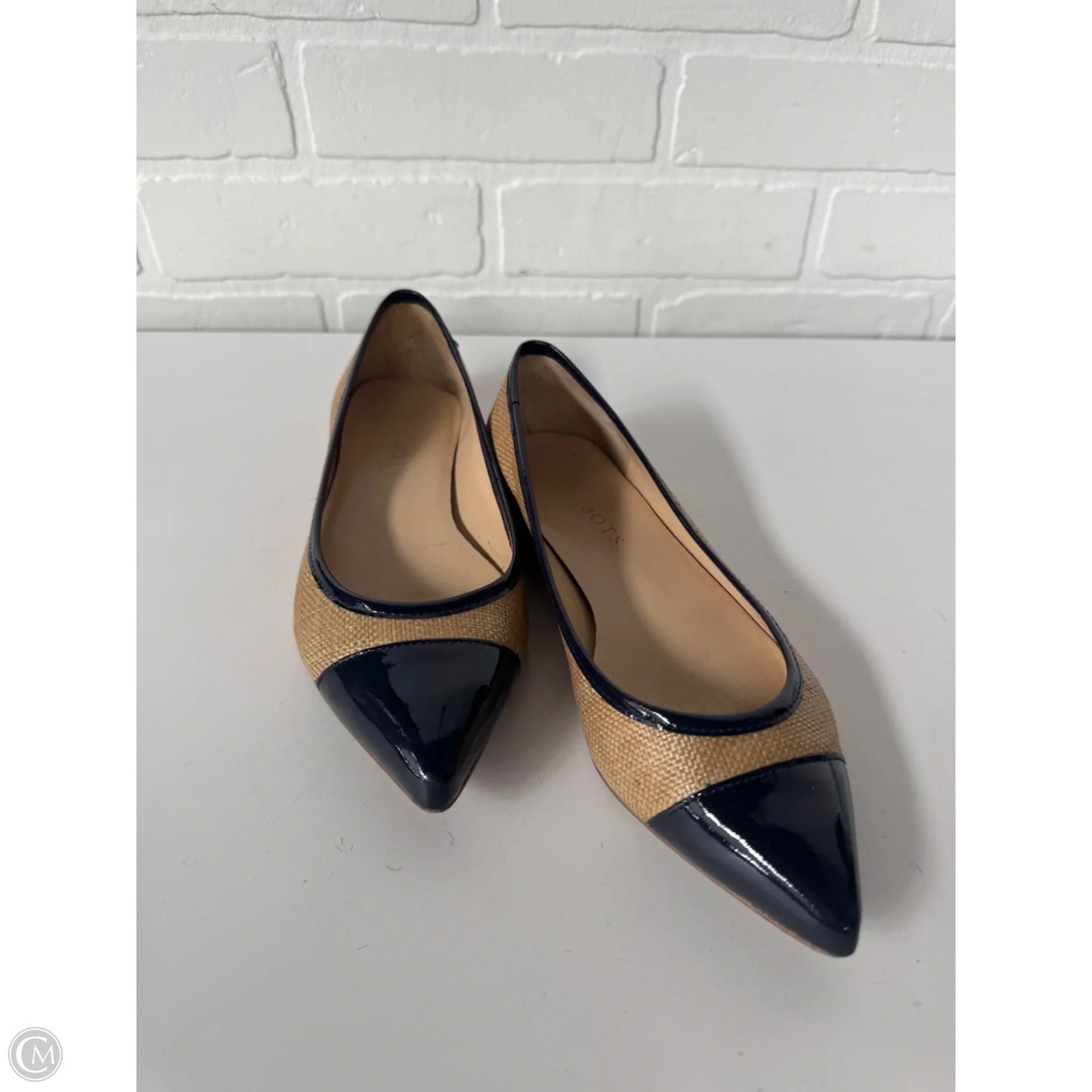 Shoes Flats By Talbots In Blue & Tan, Size: 6