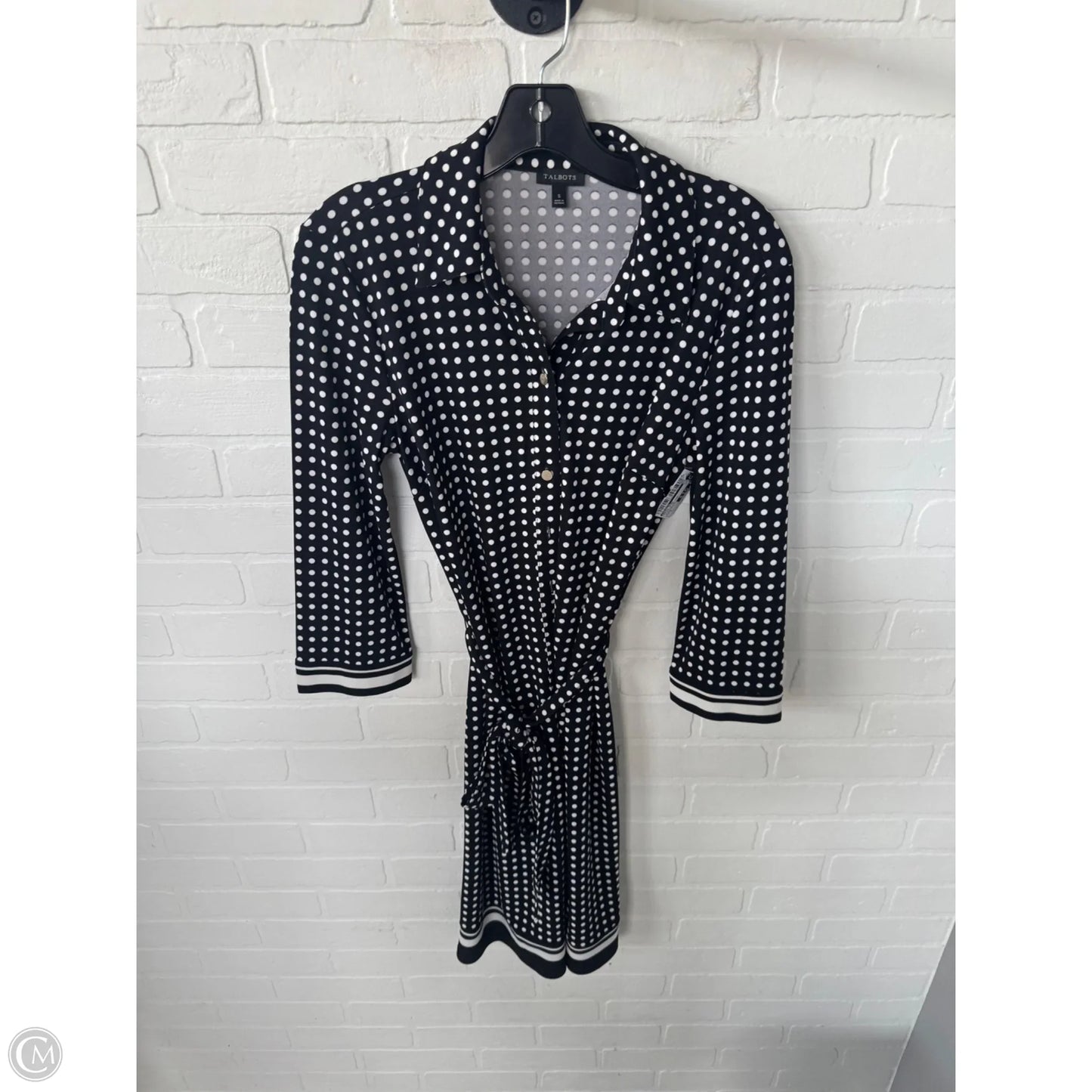 Dress Work By Talbots In Polkadot Pattern, Size: S