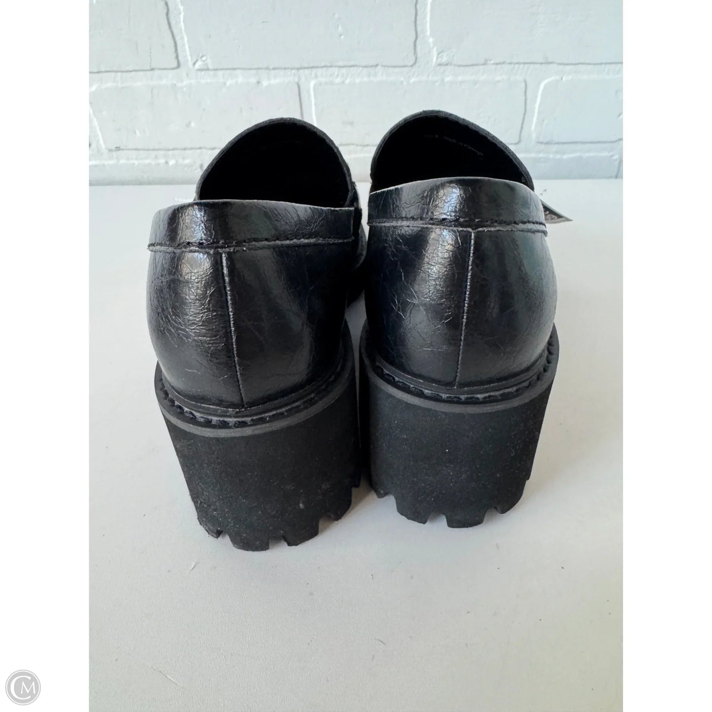 Shoes Heels Block By Dolce Vita In Black & Gold, Size: 8