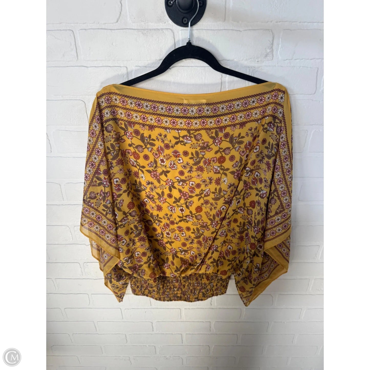 Top Sleeveless By Max Studio In Yellow, Size: M