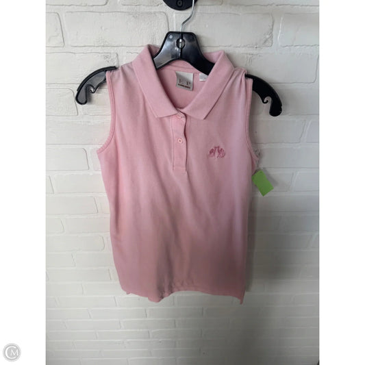 Athletic Top Short Sleeve By EP Pro In Pink, Size: S