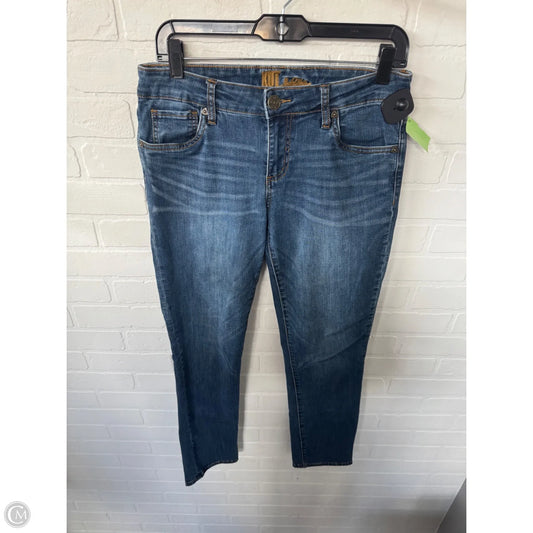 Jeans Straight By Kut In Blue Denim, Size: 4
