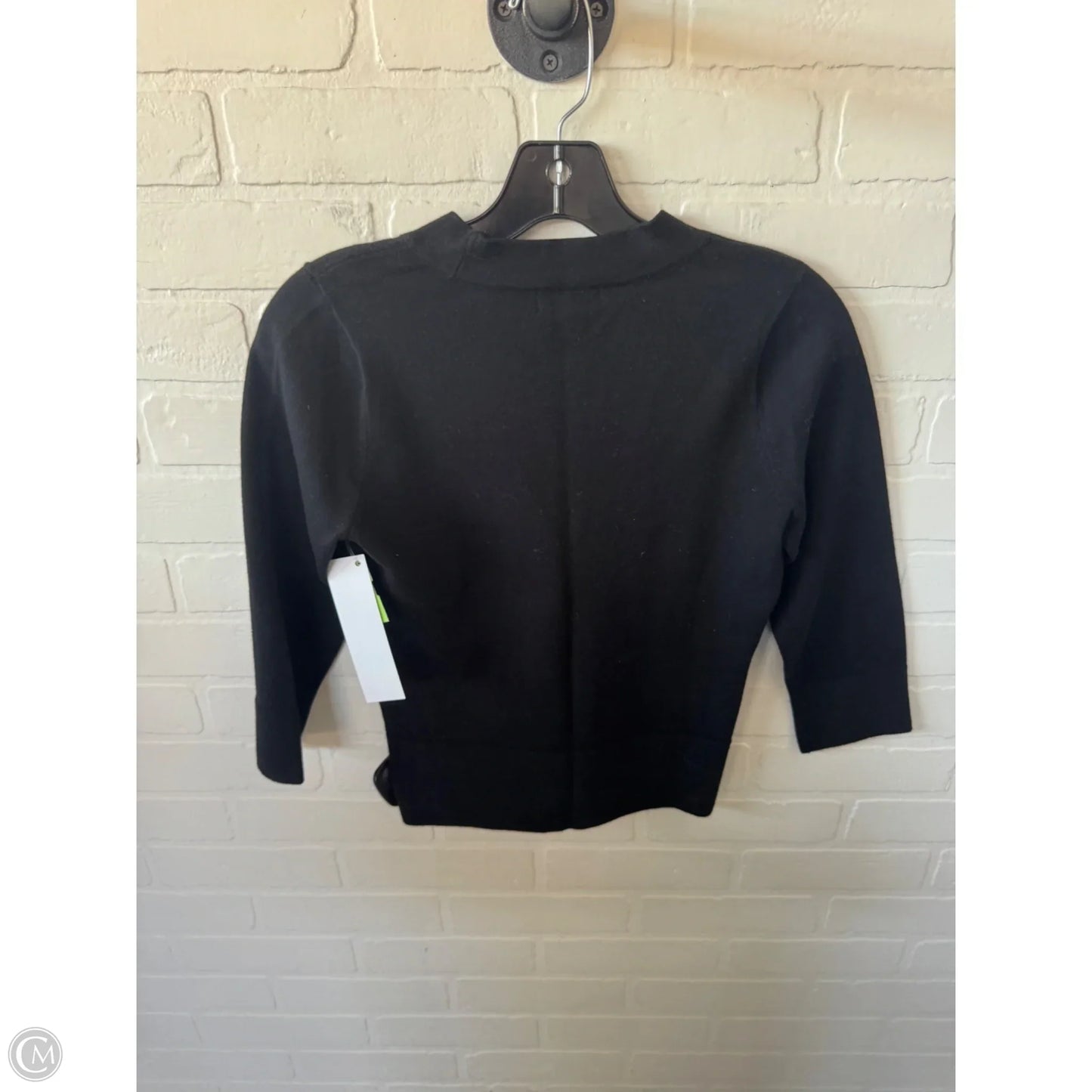 Sweater Cardigan By Chaps In Black, Size: Sp