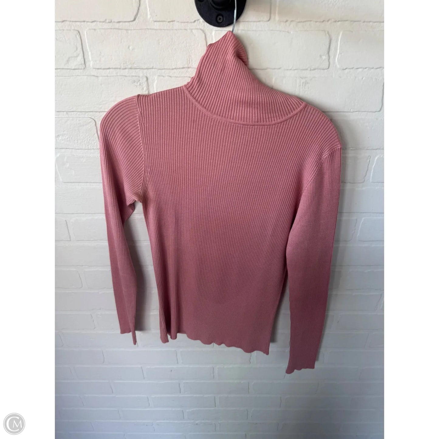 Top Long Sleeve By Loft In Pink, Size: S