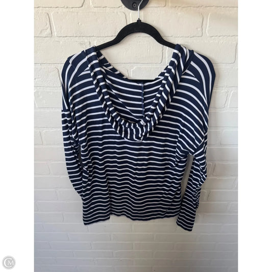 Top Long Sleeve By Buffalo David Bitton In Blue & White, Size: Xs