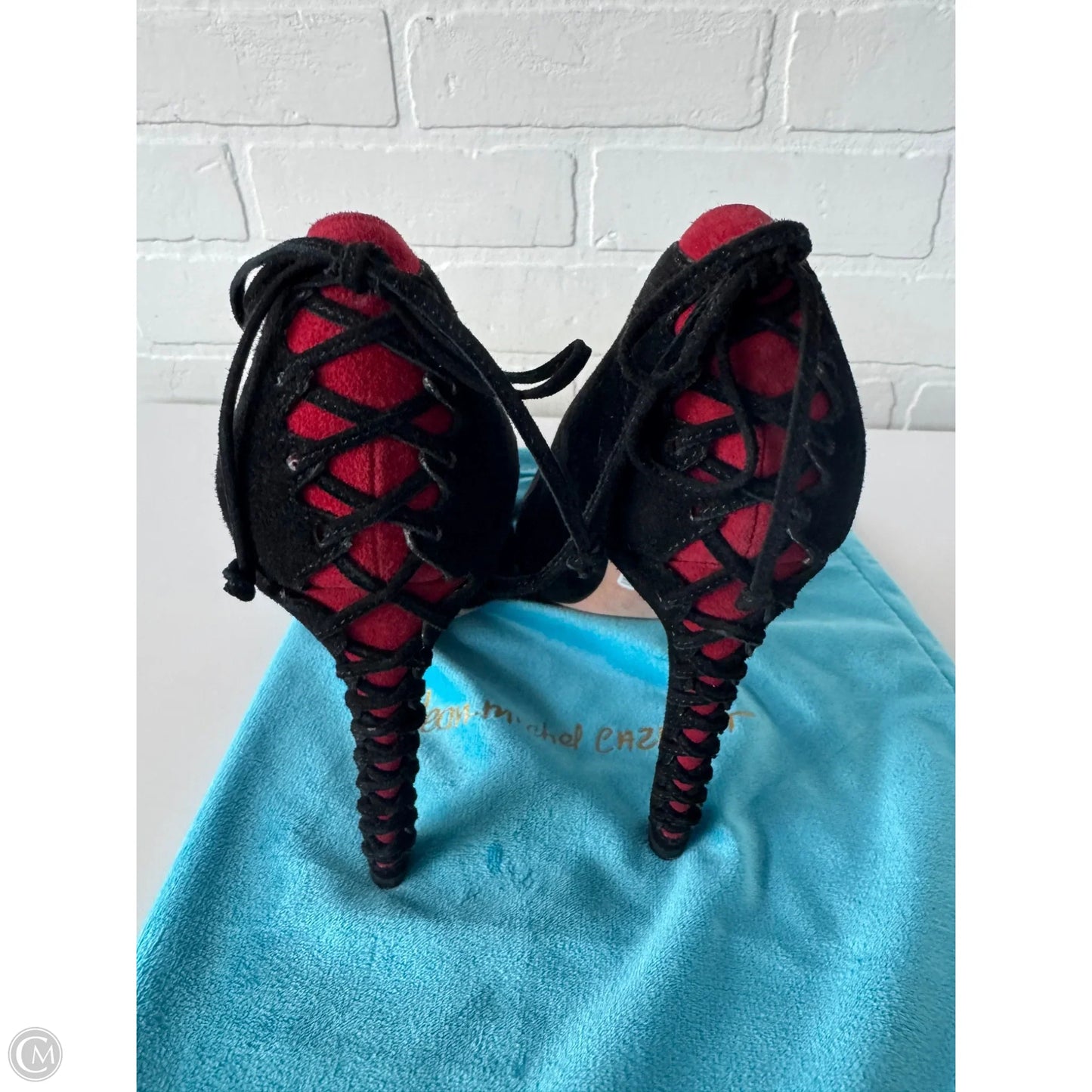 Shoes Heels Stiletto By Cma In Black & Red, Size: 10.5