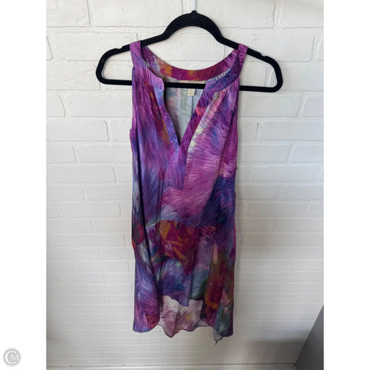 Dress Casual Midi By Clothes Mentor In Pink & Purple, Size: S