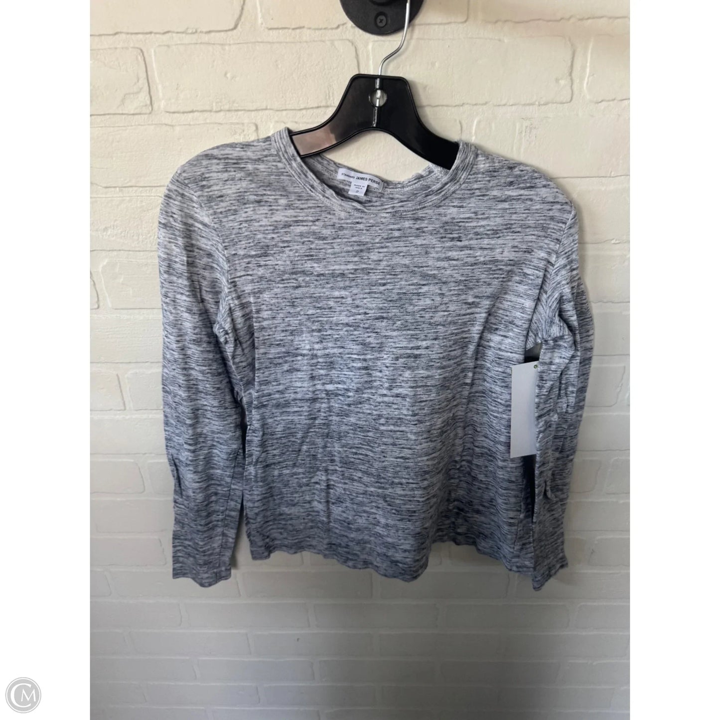 Top Long Sleeve Basic By James Perse In Grey, Size: M