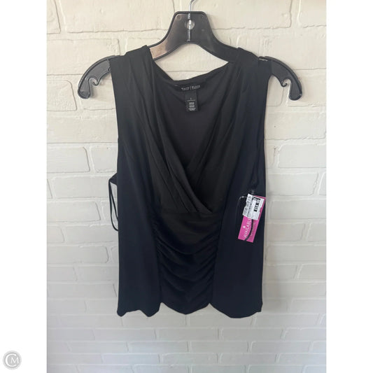 Blouse Sleeveless By White House Black Market In Black, Size: L
