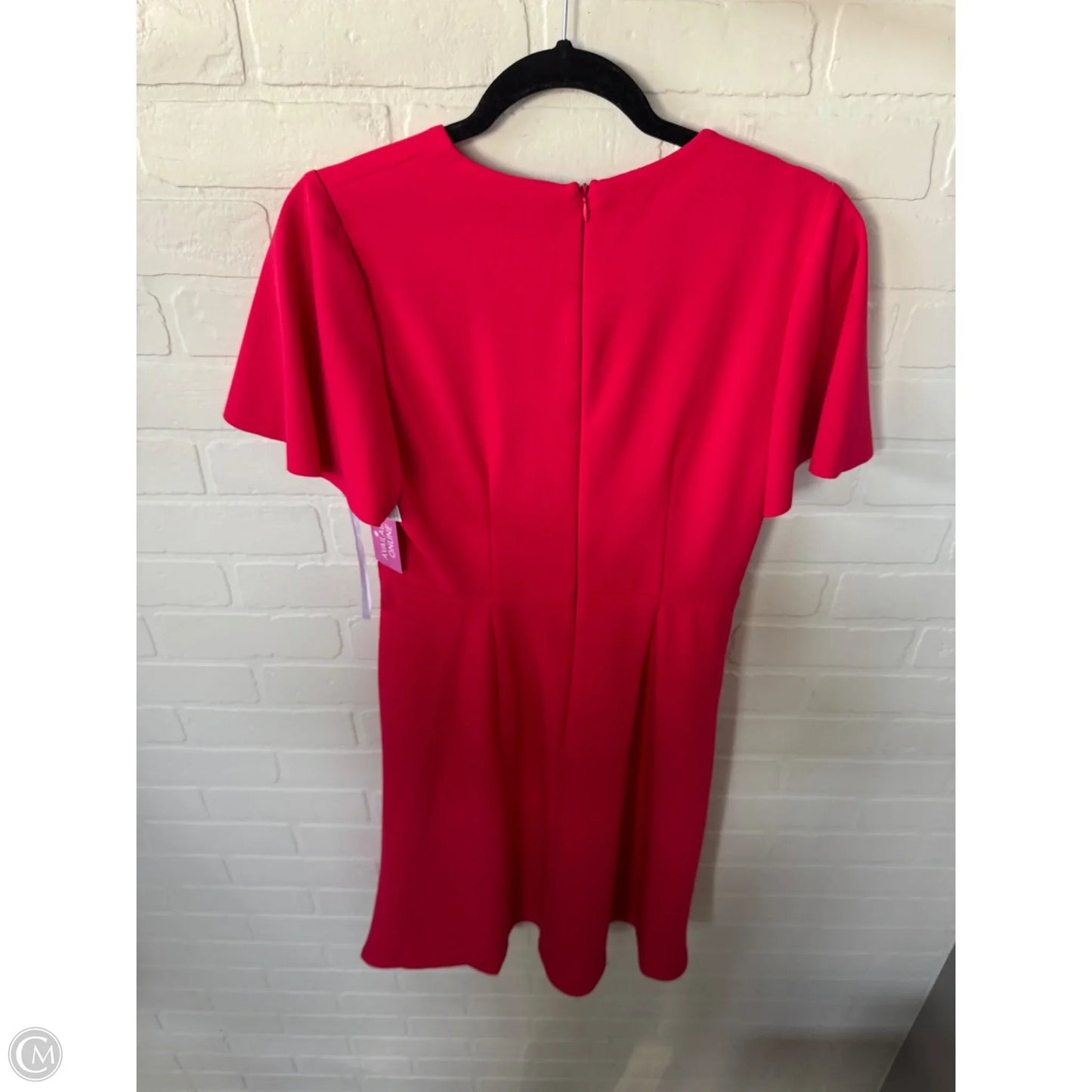 Dress Party Midi By Maggy London In Coral, Size: M