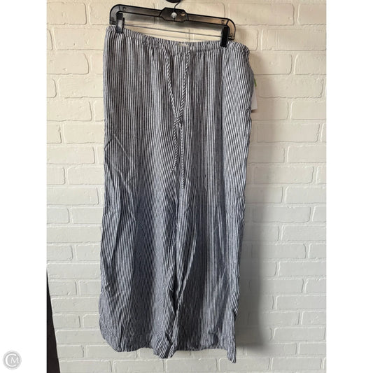 Pants Linen By A New Day In Blue, Size: 12