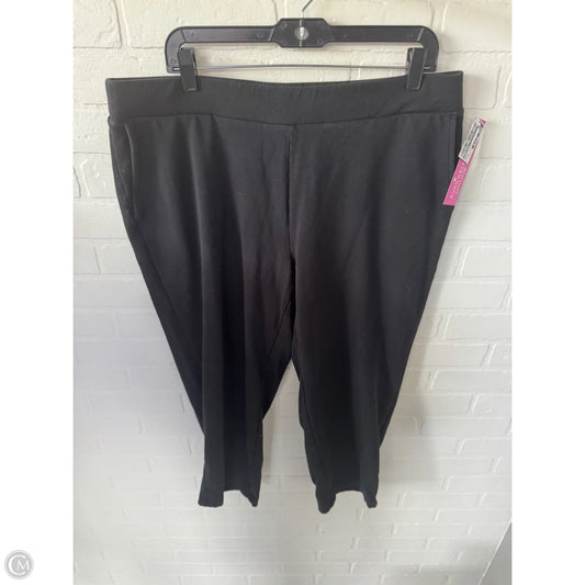 Pants Cropped By Pure Jill In Black, Size: 20