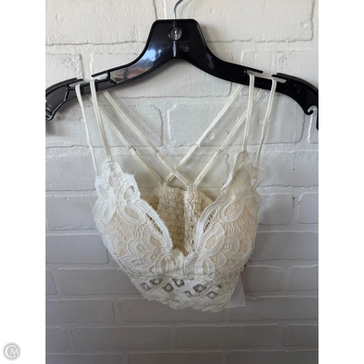 Bralette By Cme In Cream, Size: S