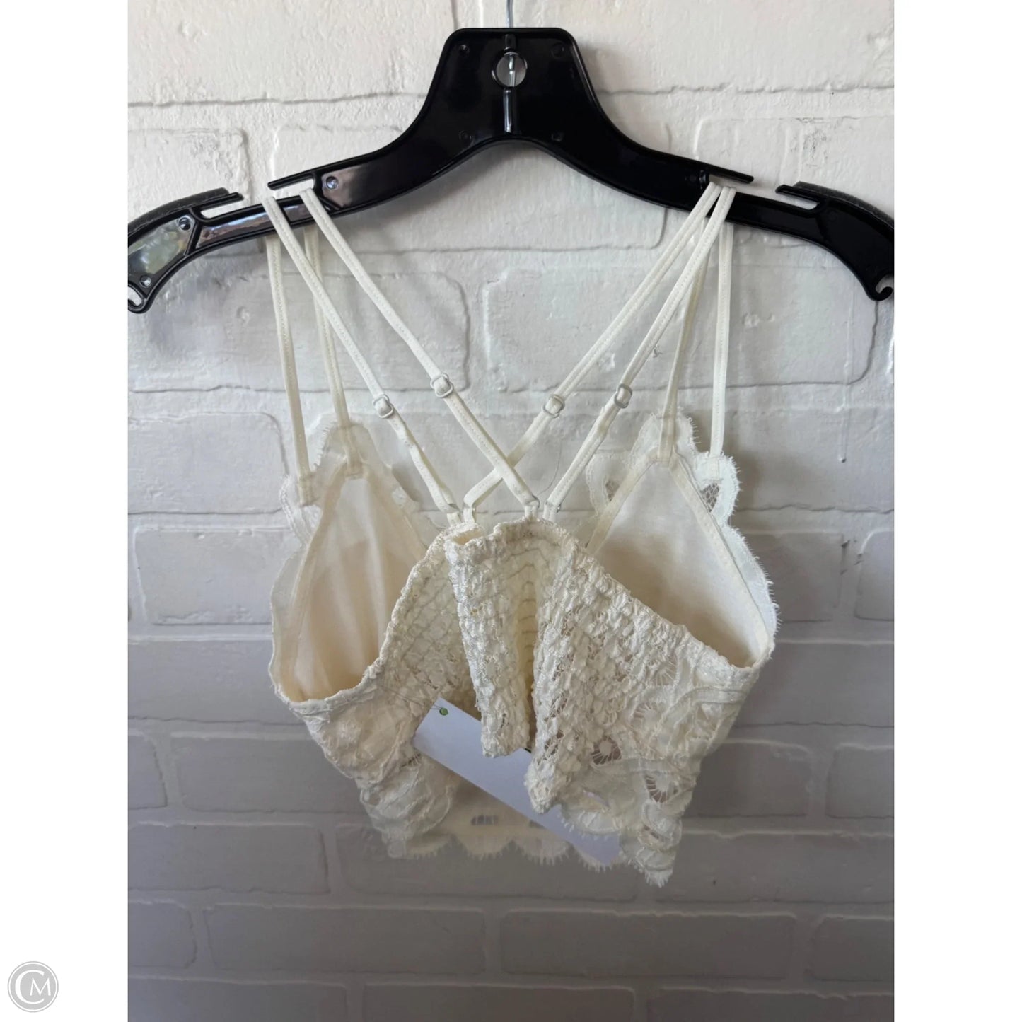 Bralette By Cme In Cream, Size: S