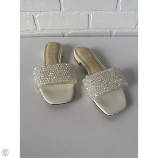 Sandals Flats By Jessica Simpson In White, Size: 6