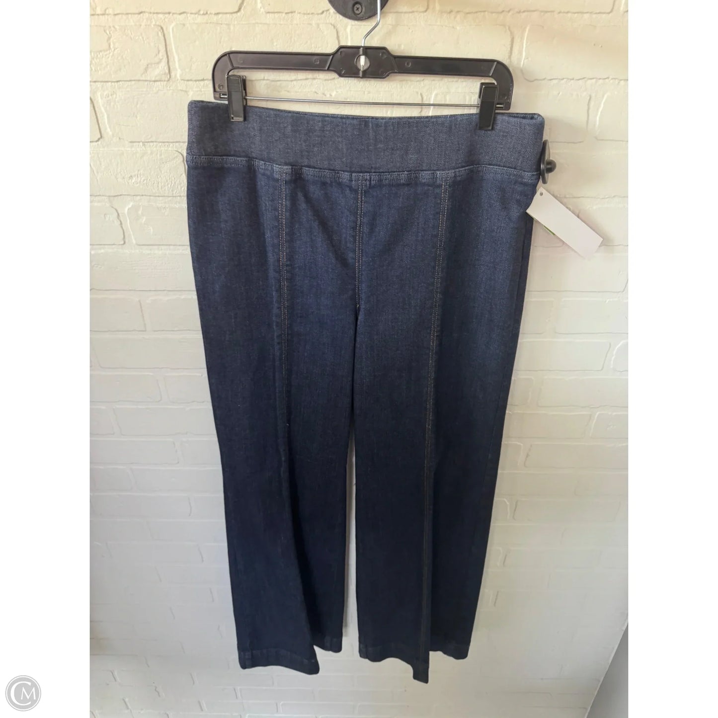 Jeans Flared By Talbots In Blue Denim, Size: 12