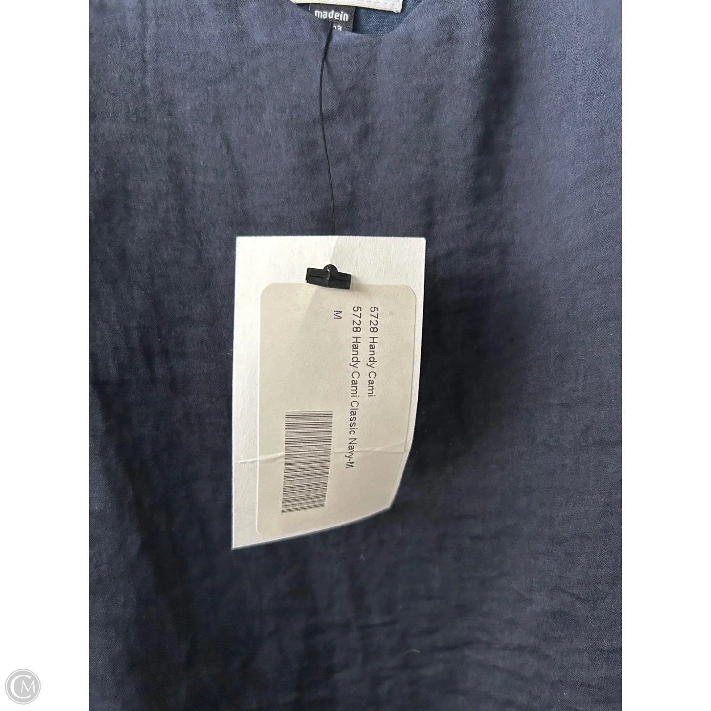 Blouse Sleeveless By Cabi In Navy, Size: M