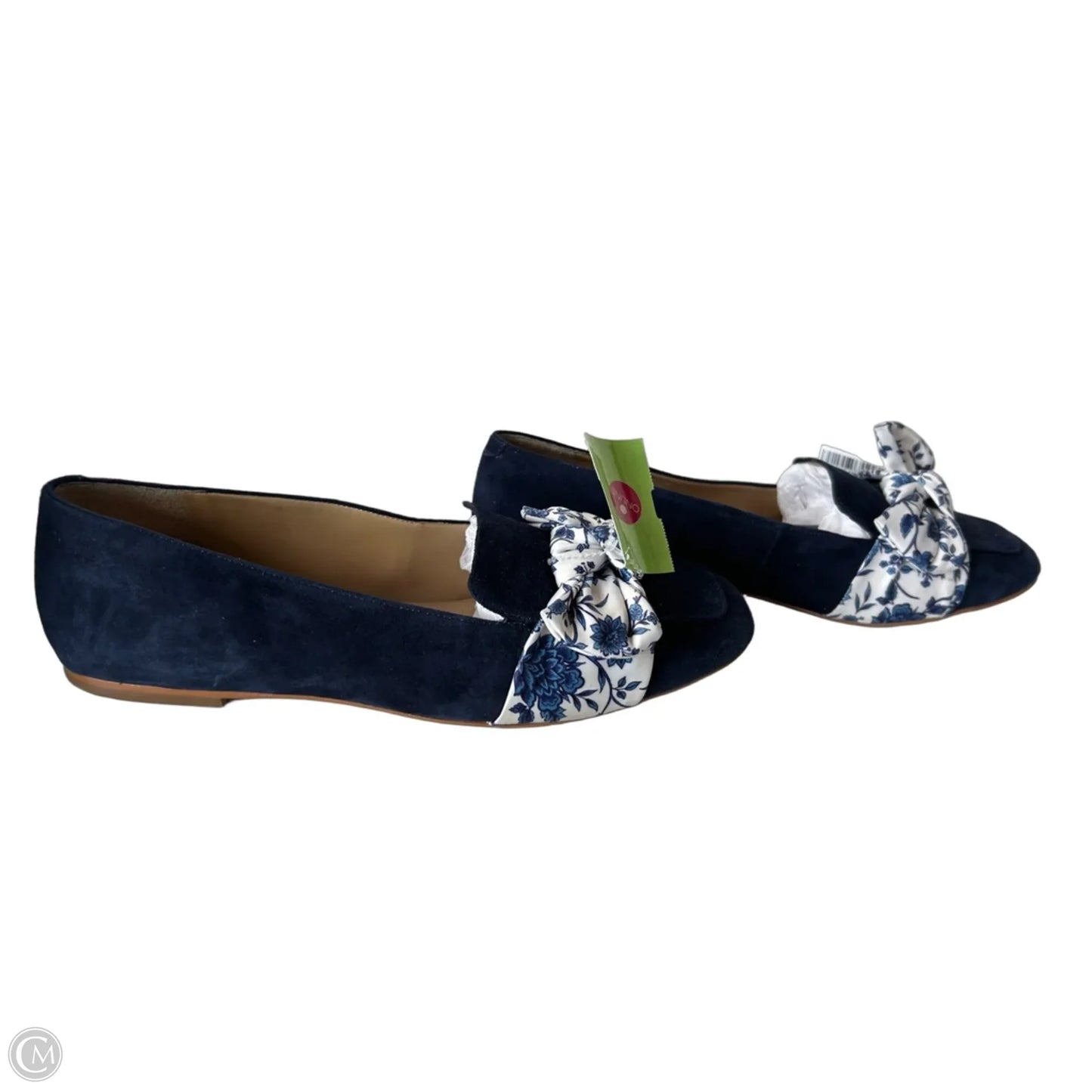 Shoes Flats By Talbots In Blue & White, Size: 10