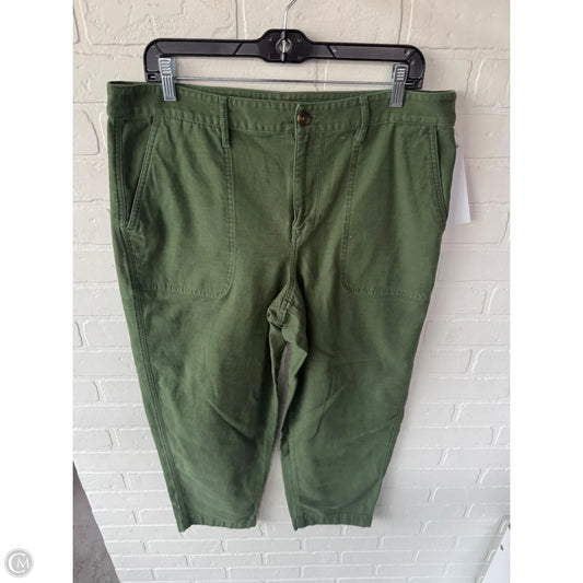 Pants Cargo & Utility By J. Crew In Green, Size: 14