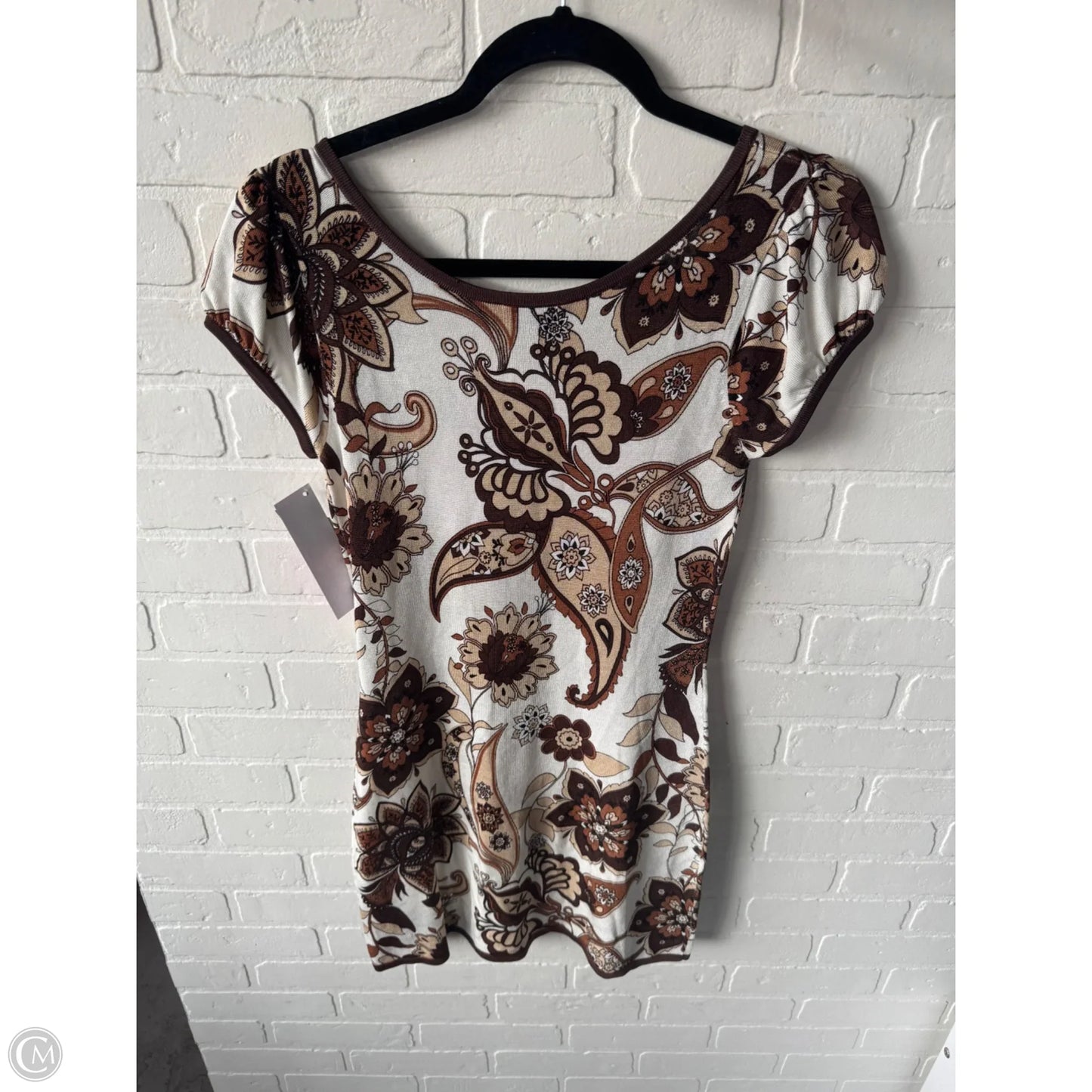 Dress Work By Bebe In Brown & Tan, Size: S