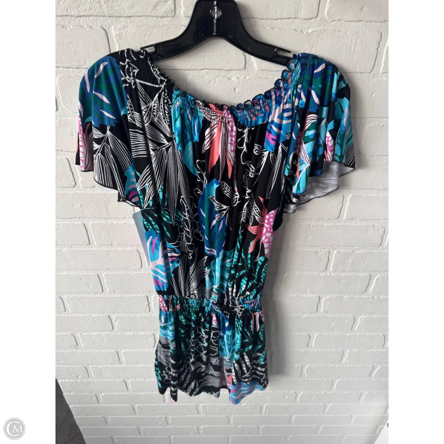 Romper By Lascana In Black & Blue, Size: S