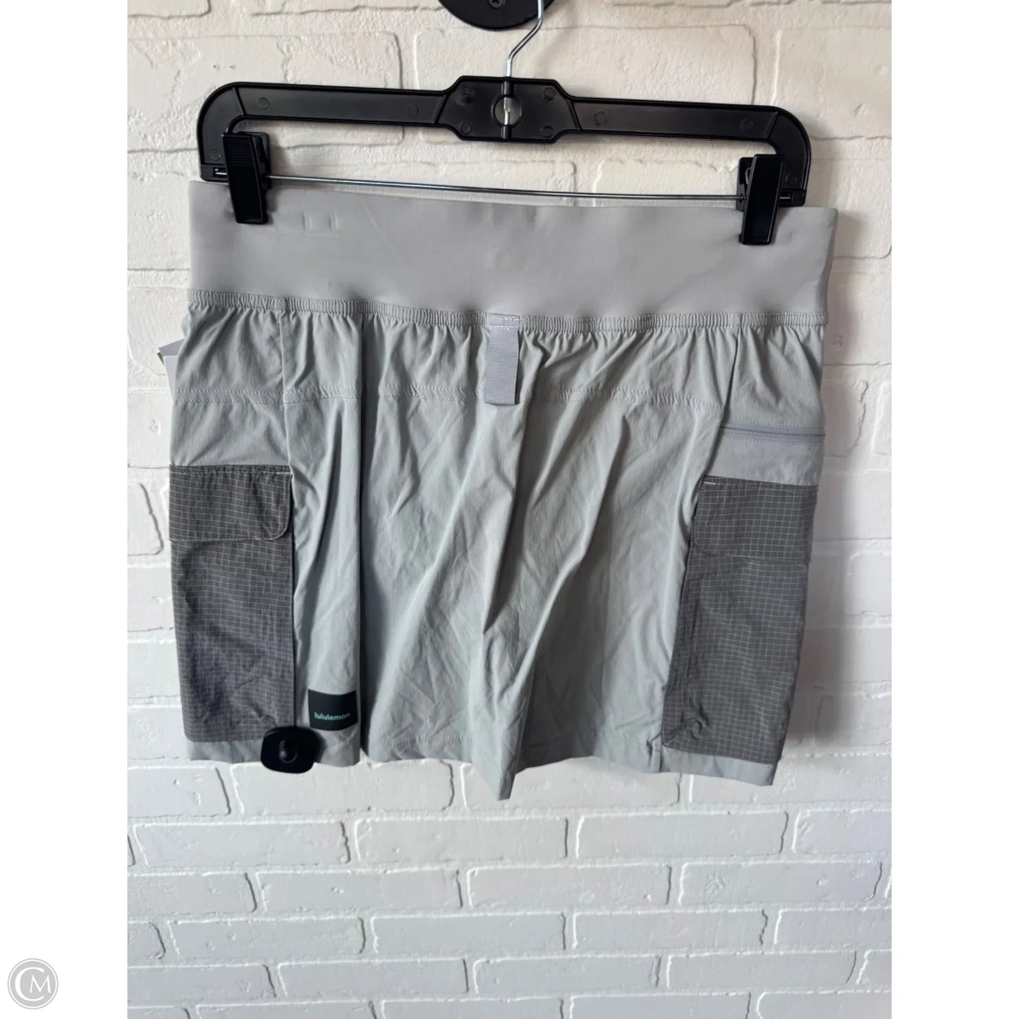 Athletic Skort By Lululemon In Grey, Size: 10