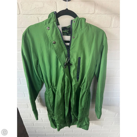 Coat Raincoat By Coldwater Creek In Green, Size: S