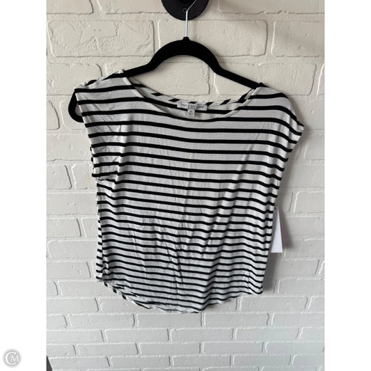 Top Sleeveless By Green Envelope In Black & White, Size: Xs